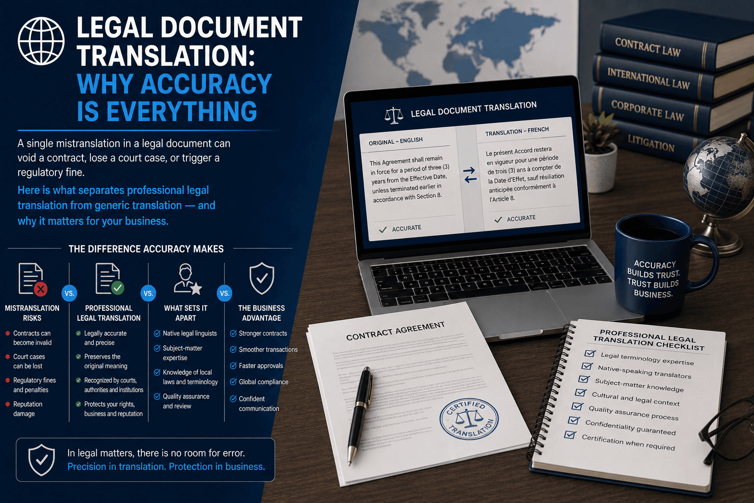 Legal Document Translation: Why Accuracy Is Everything